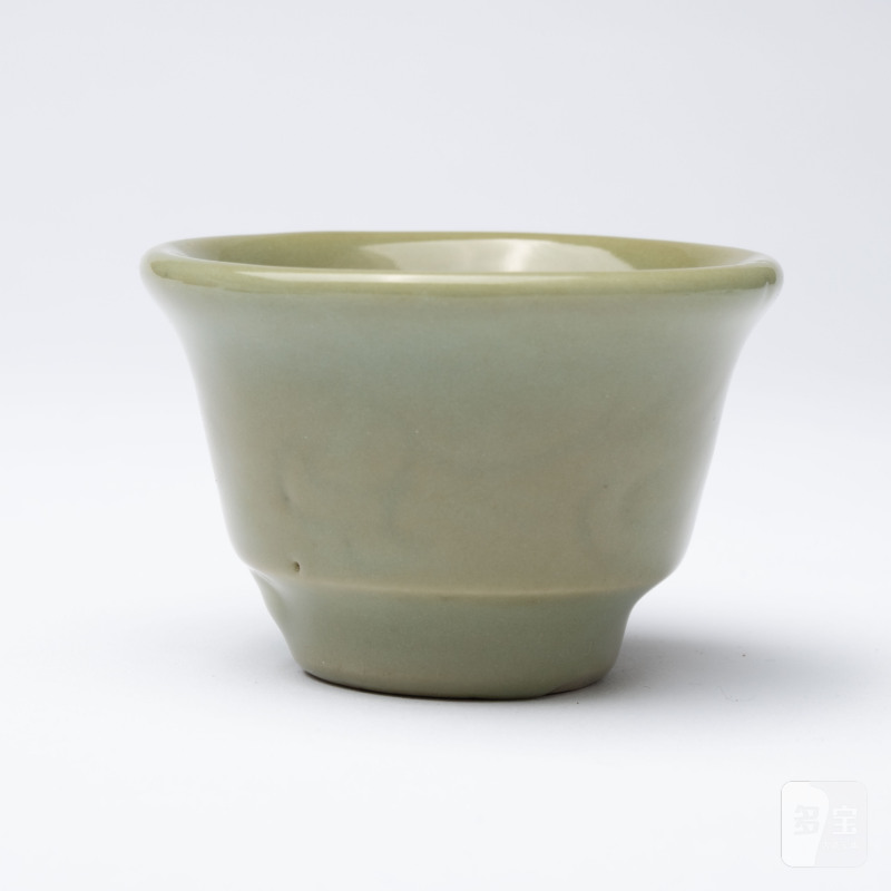    明 龍泉窯印花杯 - 图3